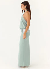 Marcie Halter Maxi Dress - Mint