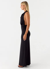 Crazy Over Me Maxi Dress - Black