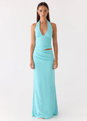 Almost Love Maxi Dress - Aqua