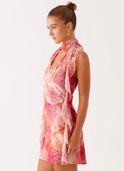 Tanner Mini Dress - Flamingo Fling