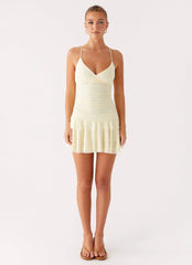 Emily Mini Dress - Yellow