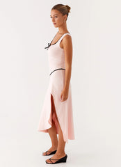 Darlene Midi Dress - Pink