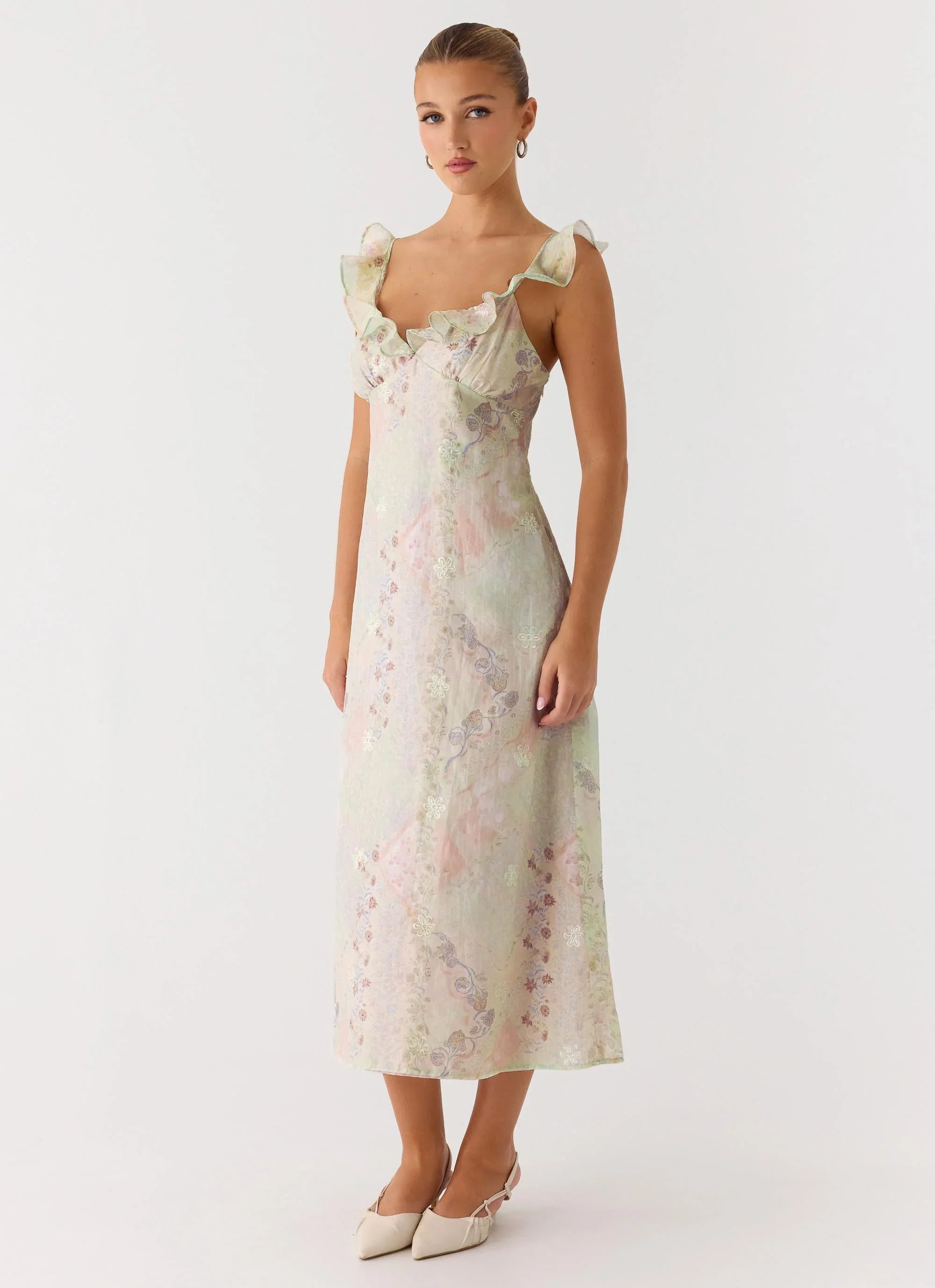 Europa Midi Dress - Mystic Paisley