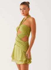 Helsa Mini Dress - Green