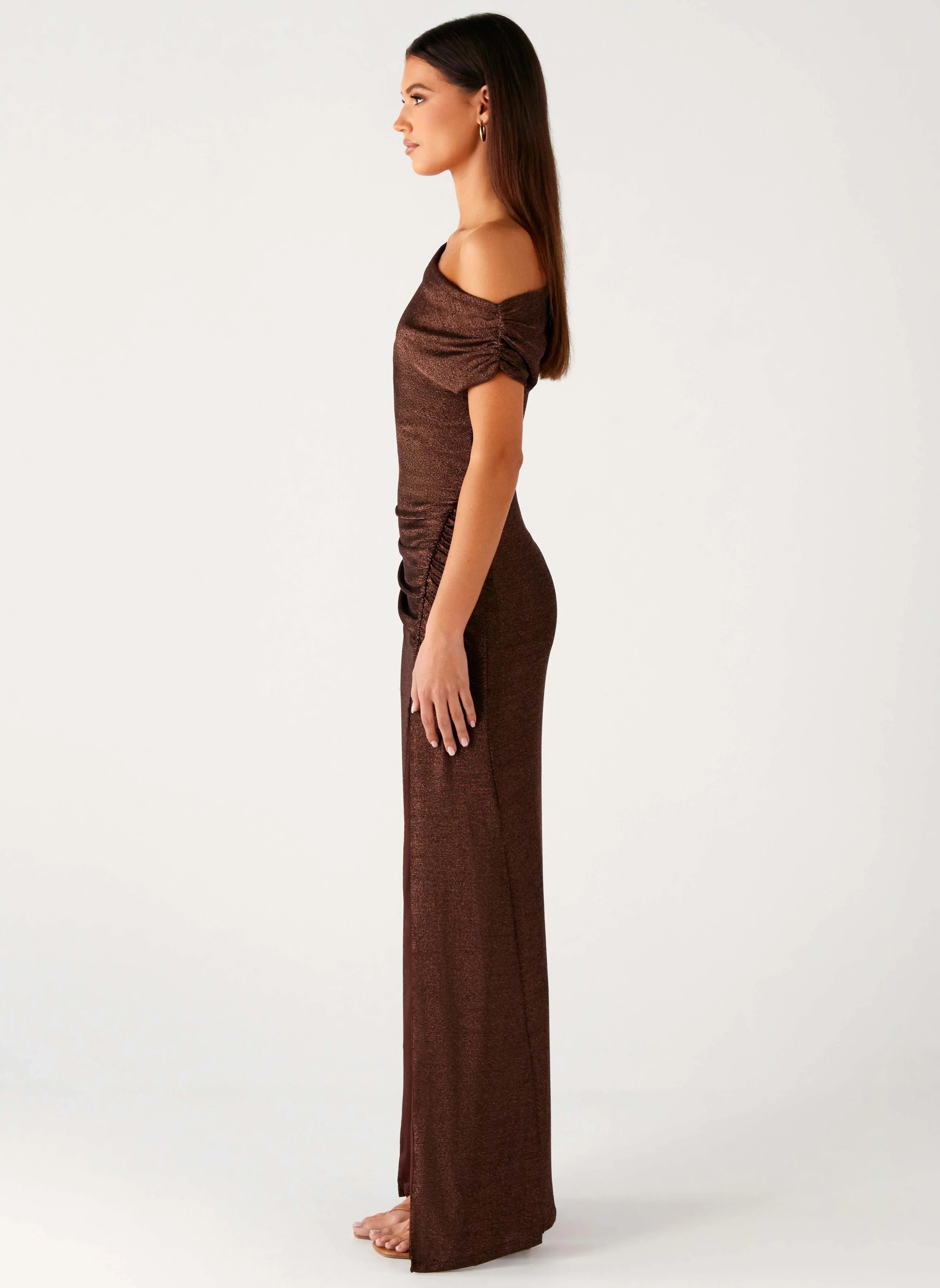Harvest Moon Maxi Dress - Chocolate