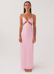 Pretty In Pink Maxi Dress - Rose Quartz