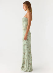Come Through Maxi Dress - Wispy Fern