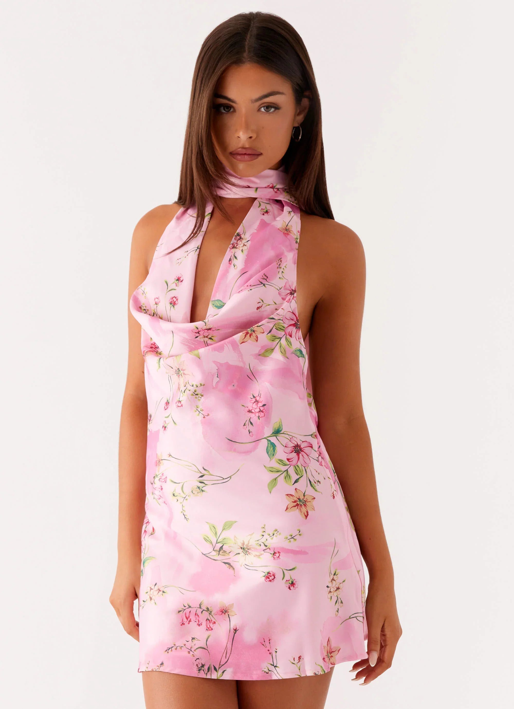 Heidi Mini Dress - Pink Floral