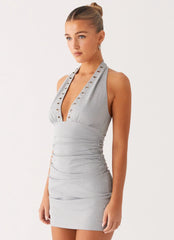 Daze Mini Dress - Grey