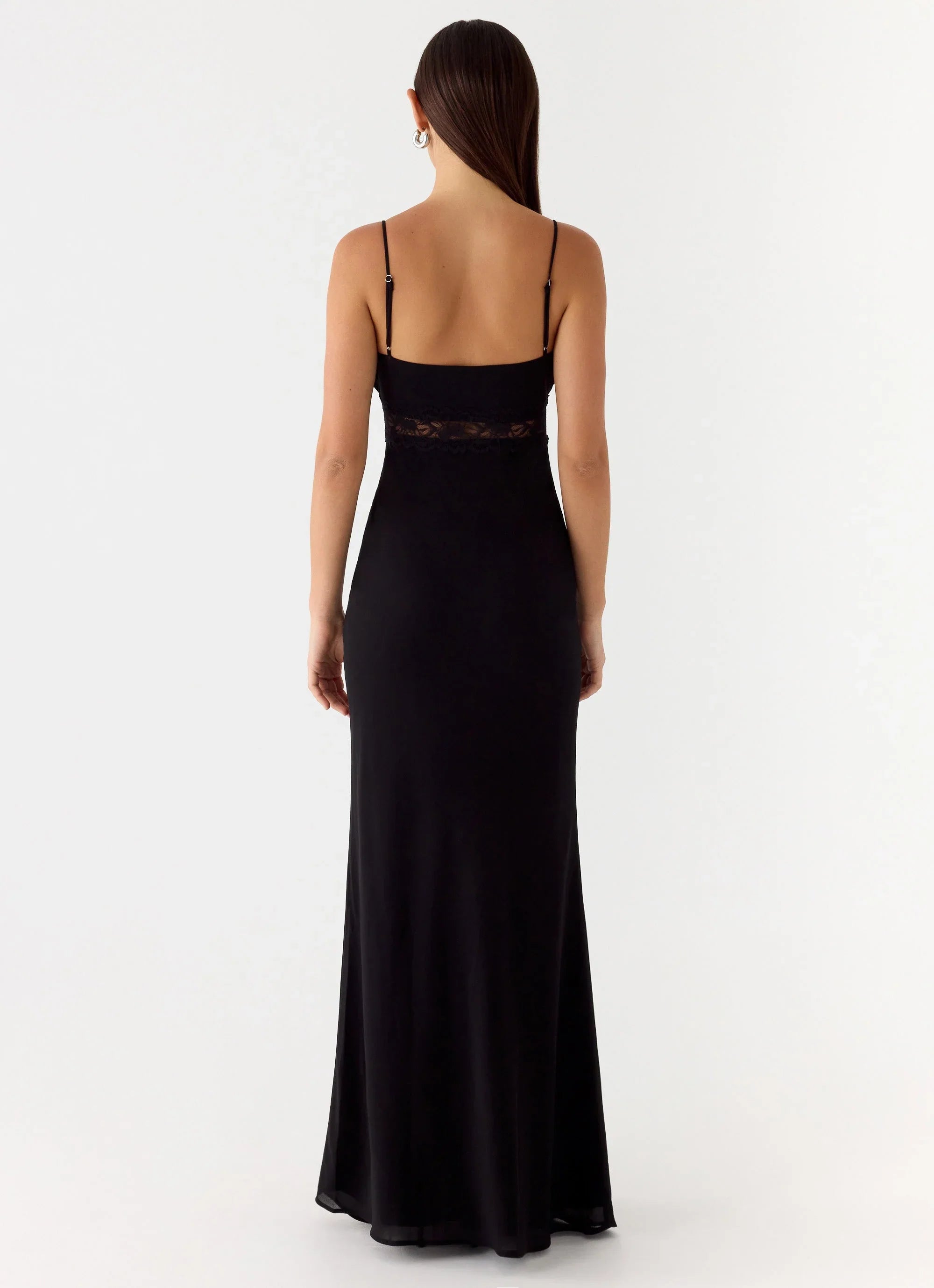 Opulent Maxi Dress - Black