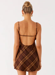 Radio Star Mini Dress - Plaid