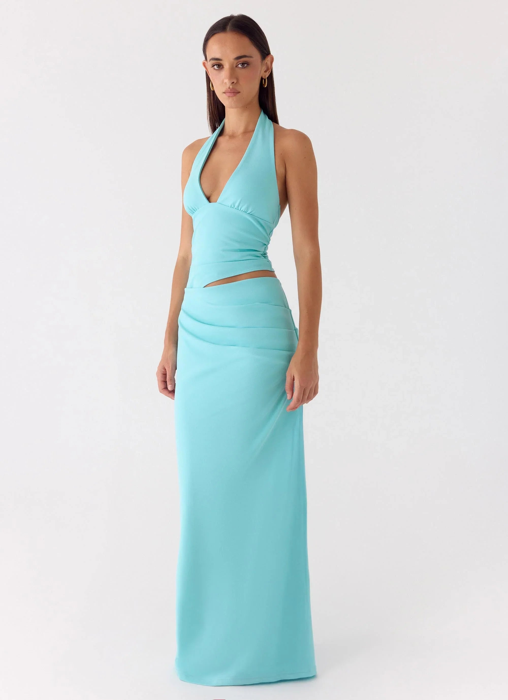 Almost Love Maxi Dress - Aqua