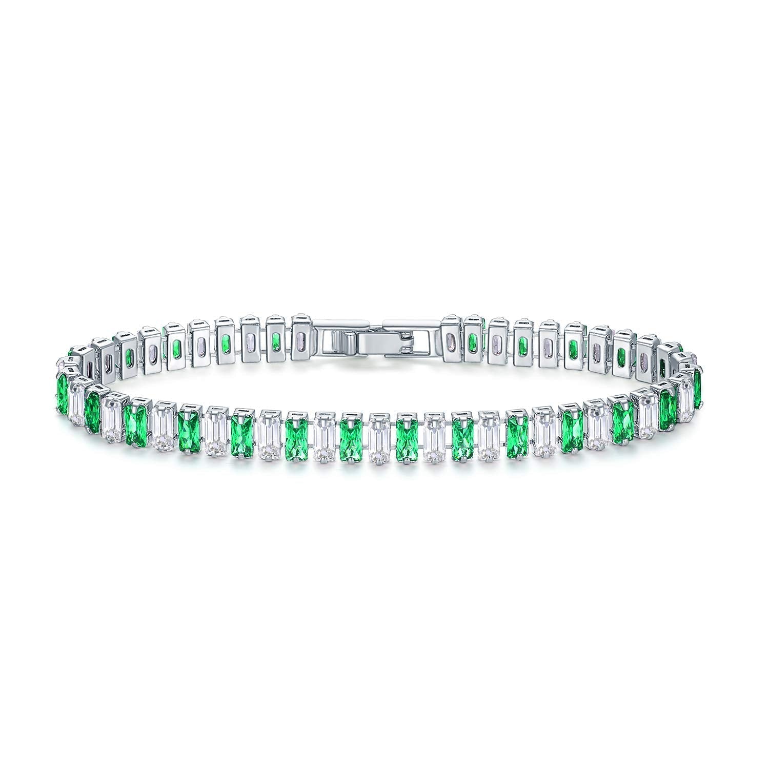 CiNily Adjustable Tennis Bracelets for Women Teen Cubic Zirconia Bracelet