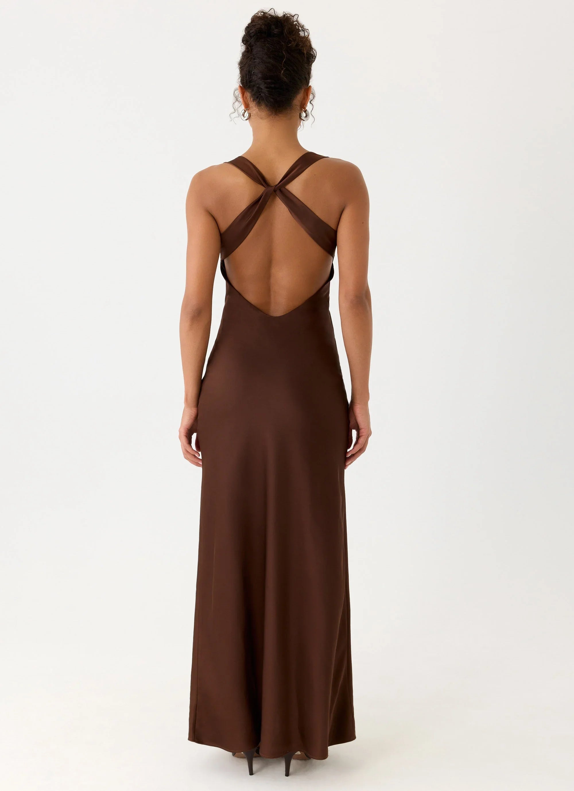Zandie Maxi Dress - Chocolate Torte