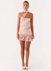 Fleur Mini Dress - Floral Print