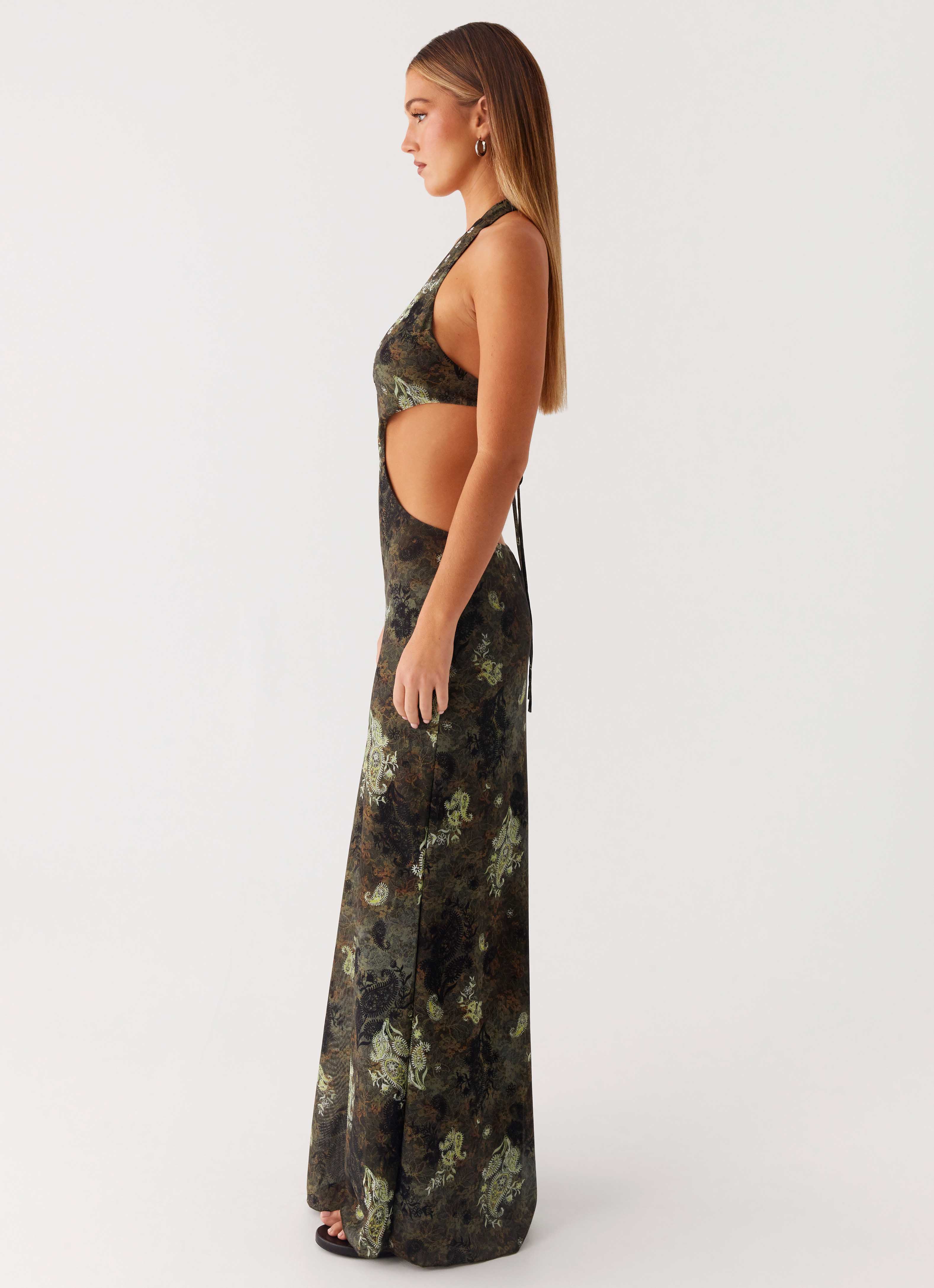Indra Maxi Dress - Cyber Floral