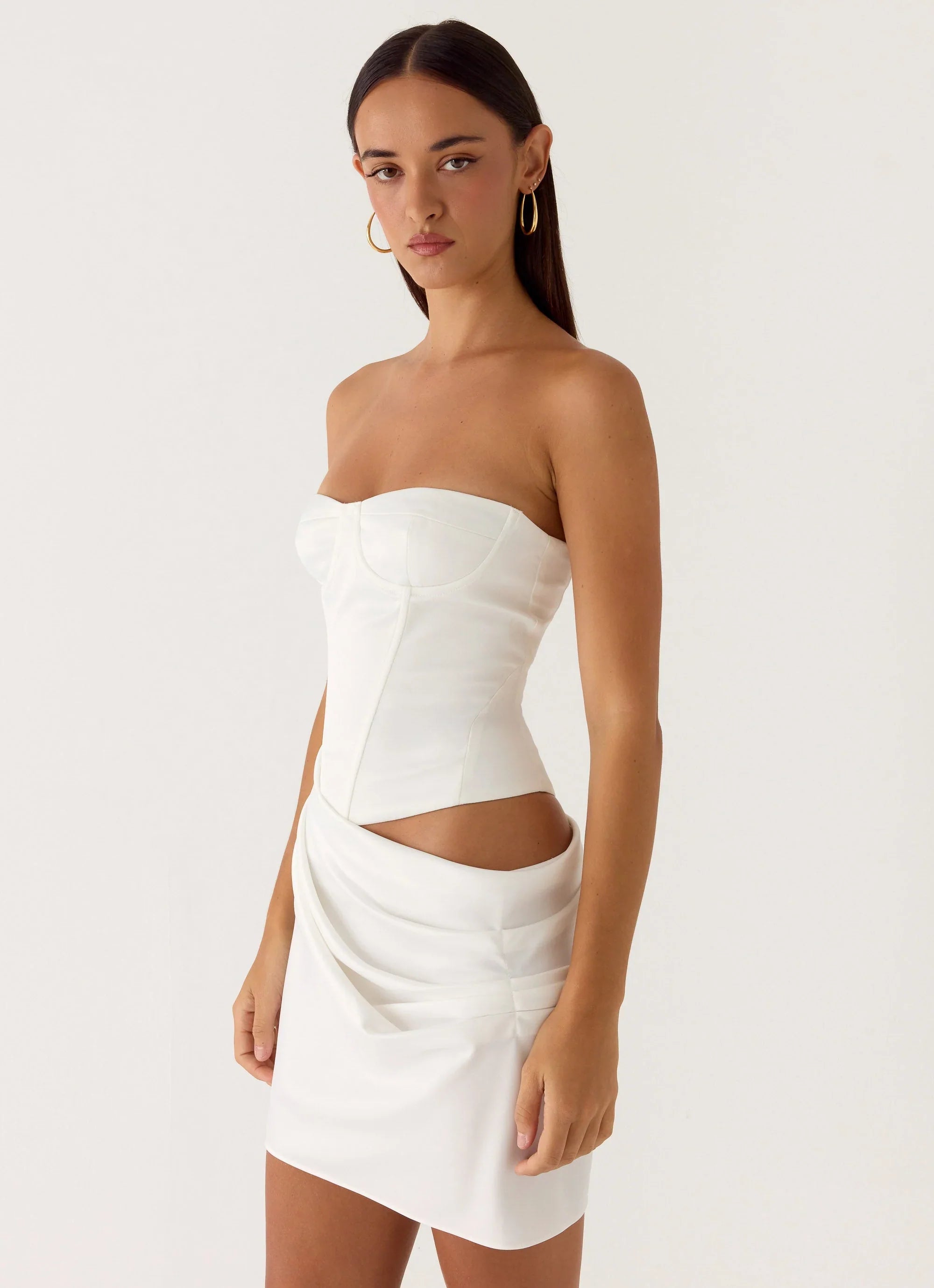 Cosmala Mini Dress - White