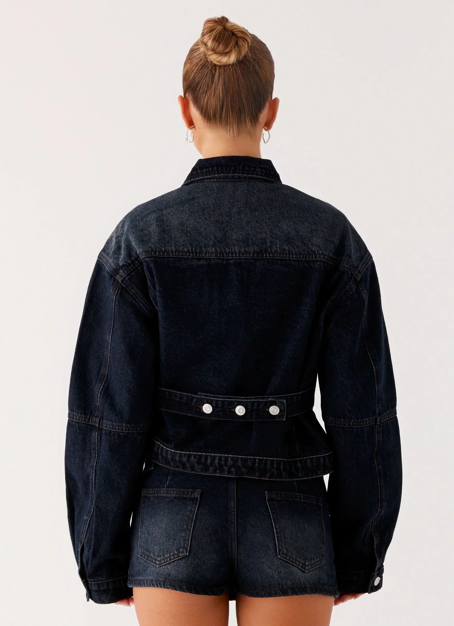 Tropics Denim Jacket - Washed Dark Blue