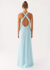 Desi Halterneck Maxi Dress - Mint