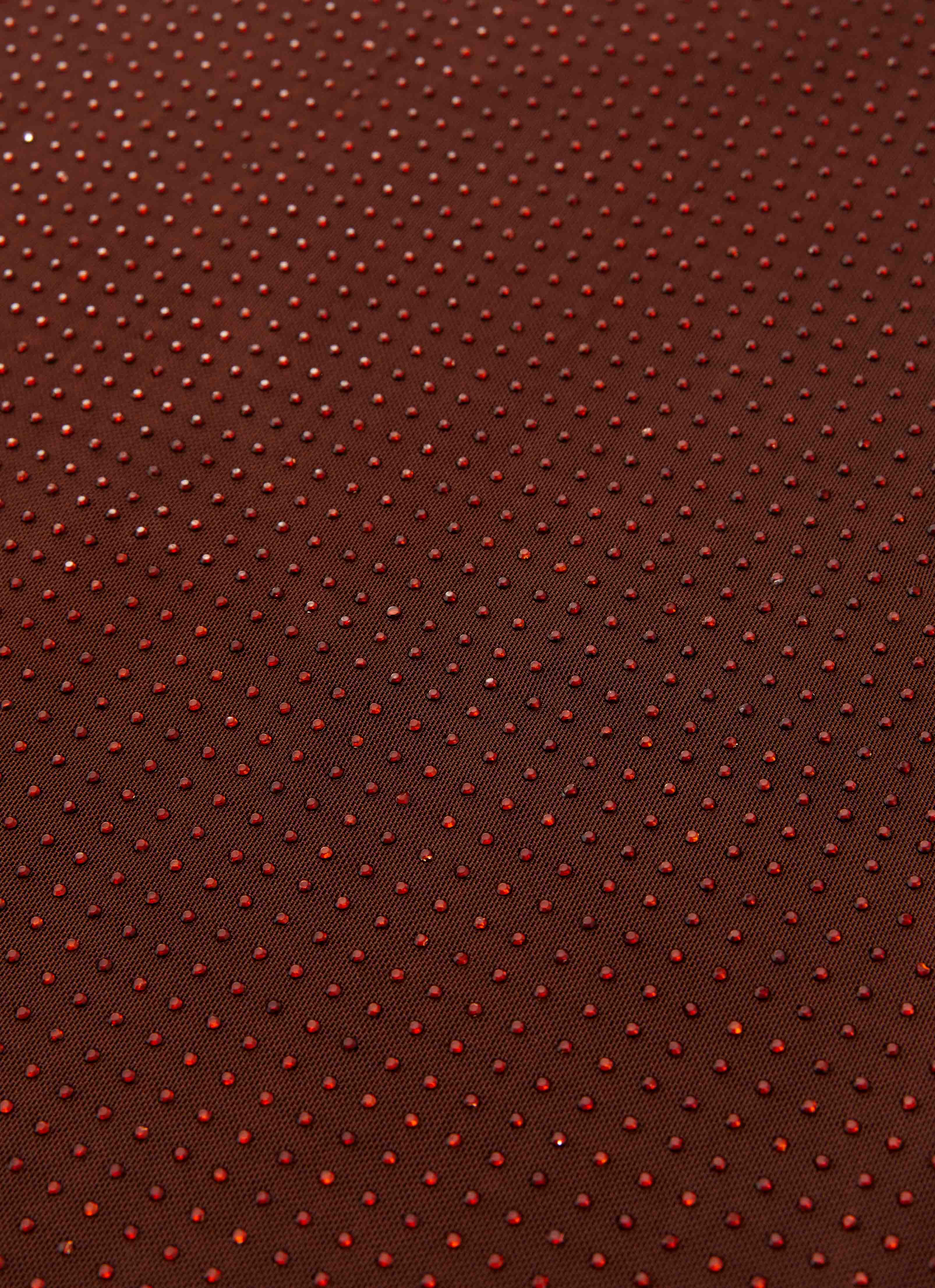 Hot Sequins Maxi Dress - Chocolate