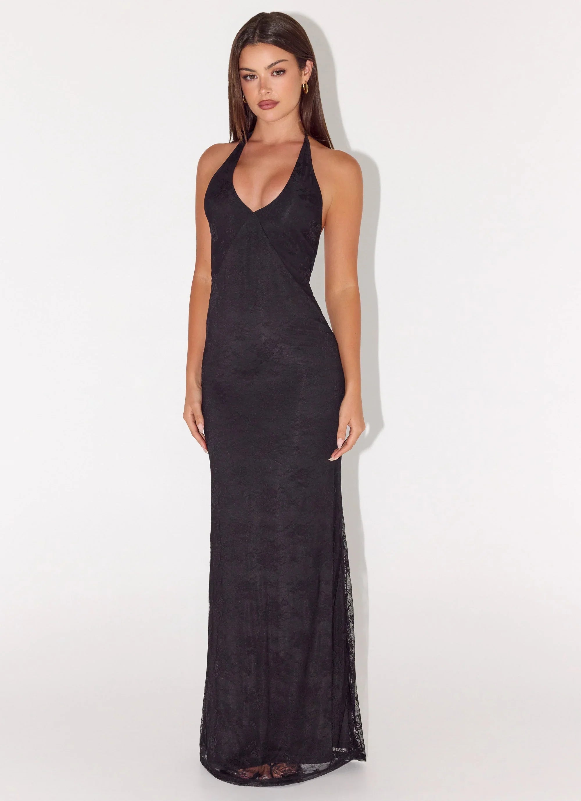 Knowles Lace Maxi Dress - Black