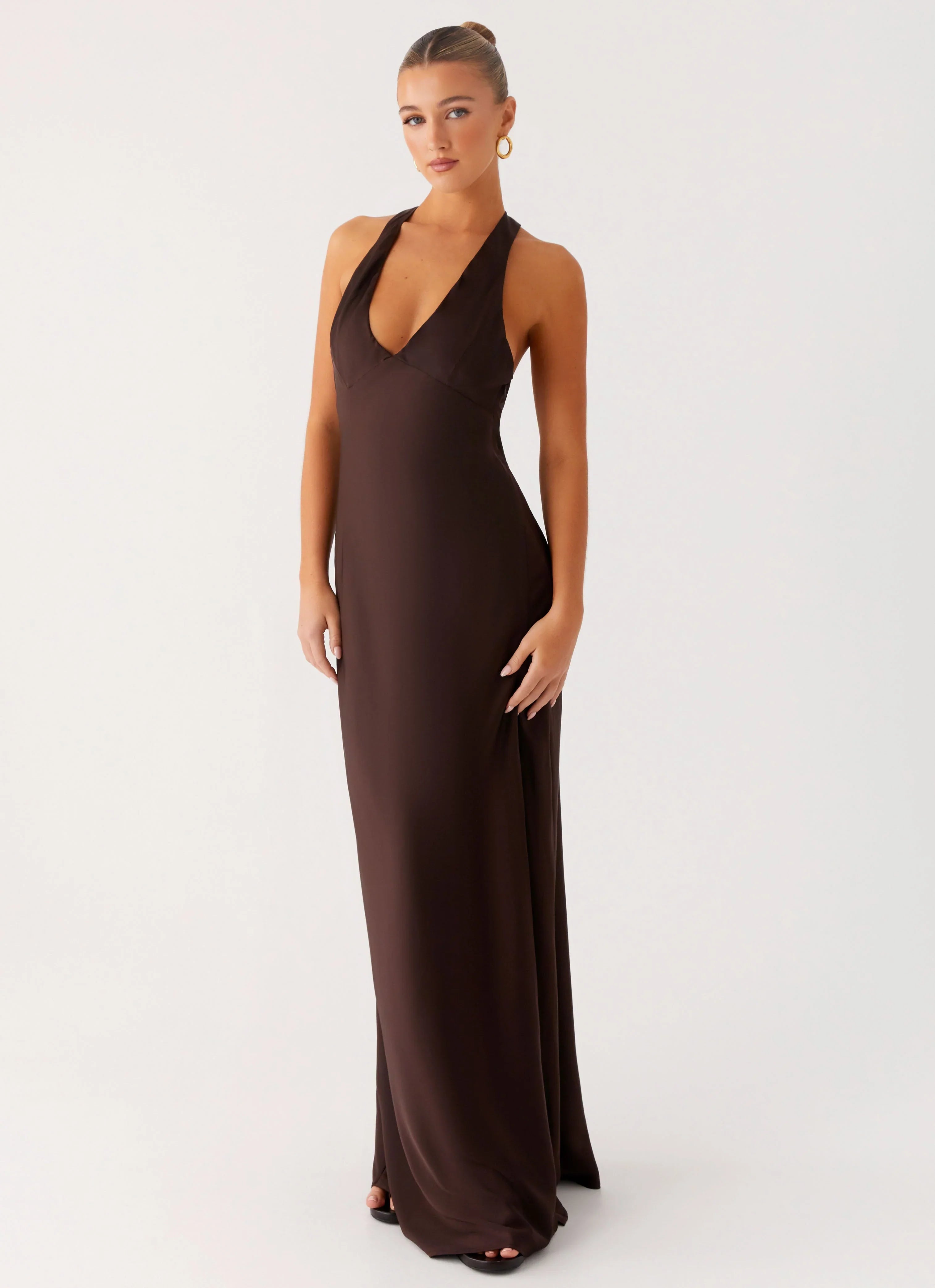Angie Maxi Dress - Chocolate