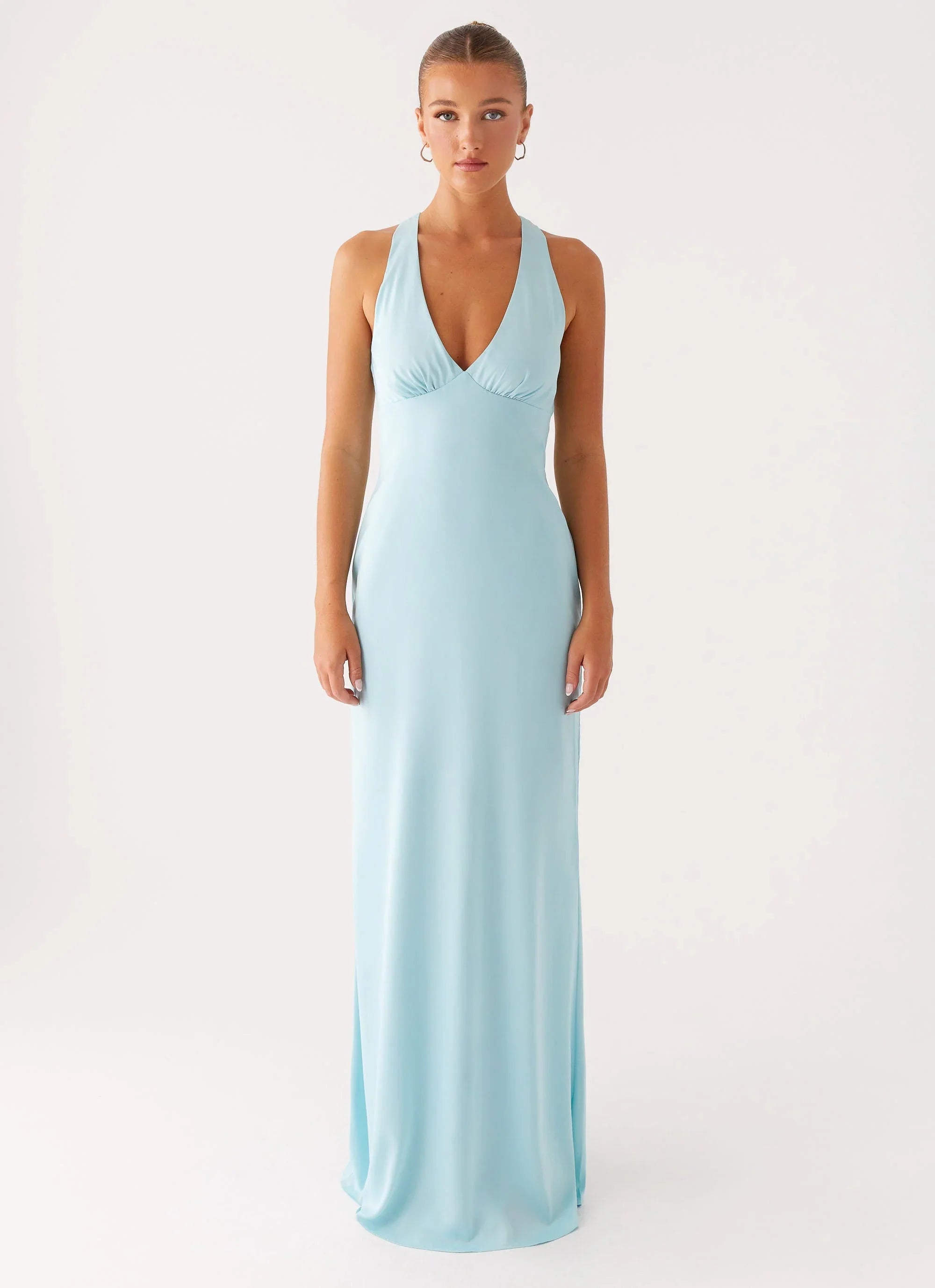 Desi Halterneck Maxi Dress - Mint