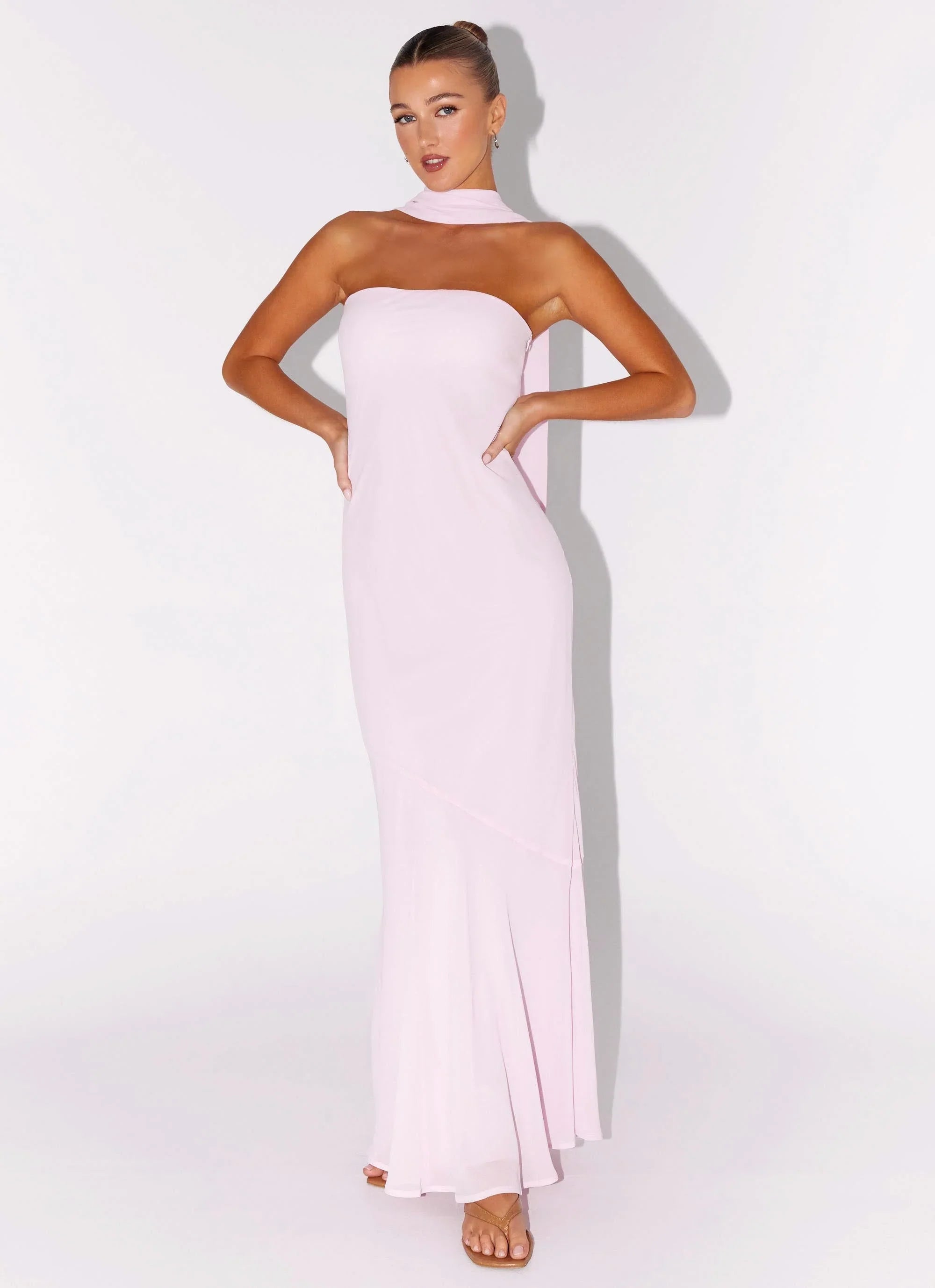 Under The Pagoda Maxi Dress - Pink