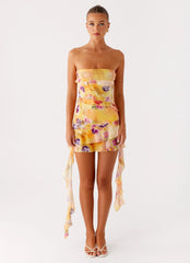 Macey Mini Dress - Sunburst Floral